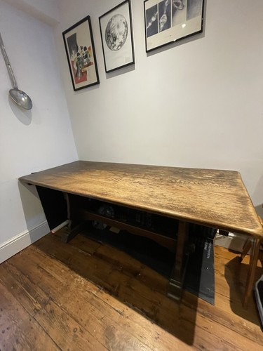 Vintage large solid refectory - vintage,
