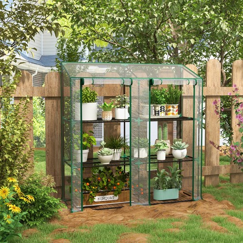 Tier lean mini greenhouse - lean-to,