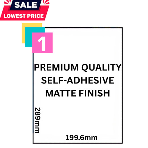 Address label self - a4,