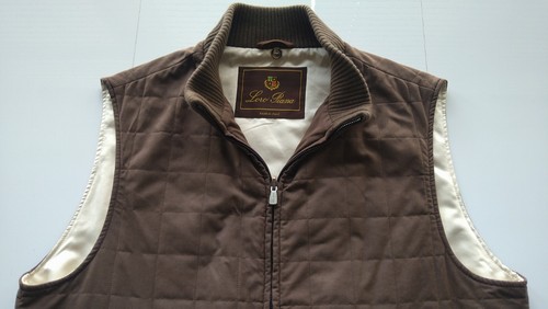 Loro piana men brown quilted - brown,