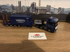 (LP) Tekno Mercedes Actros 4 Axle Nooteboom & 20’ Container Port Services 1/50