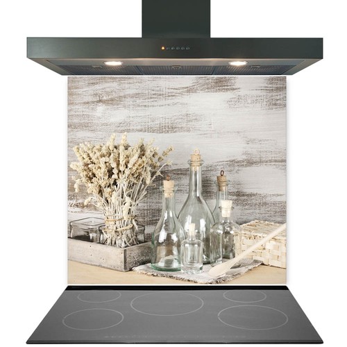 Kitchen glass splashback - kitchen,