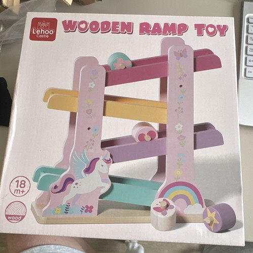 Lehoo castle wooden ramp toy - wooden,