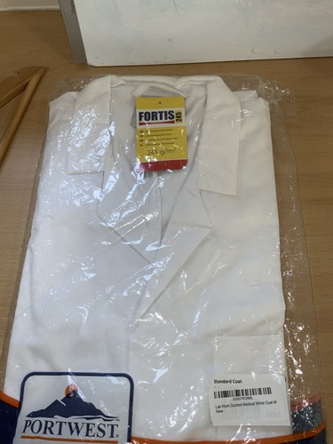 Portwest white lab - lab, coat