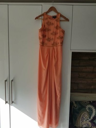 Virgos lounge peach pink maxi - pink,