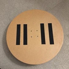 Non-Slip Wooden Wobble Board Balance Training Exercise Rehabilitation Fitness UK