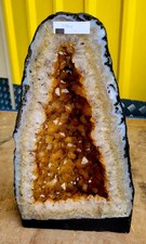 STUNNING CITRINE Geode Cave