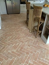Saint Martin Pale Terracotta Parquet Tiles 7.5 x 30.5 x 2cm -