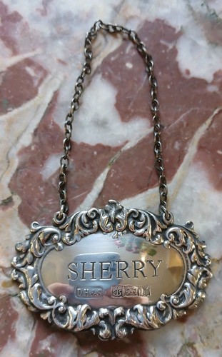 Unusual solid silver decanter - solid,