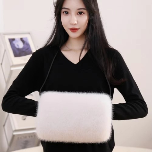 Plush hand muffs - plush,