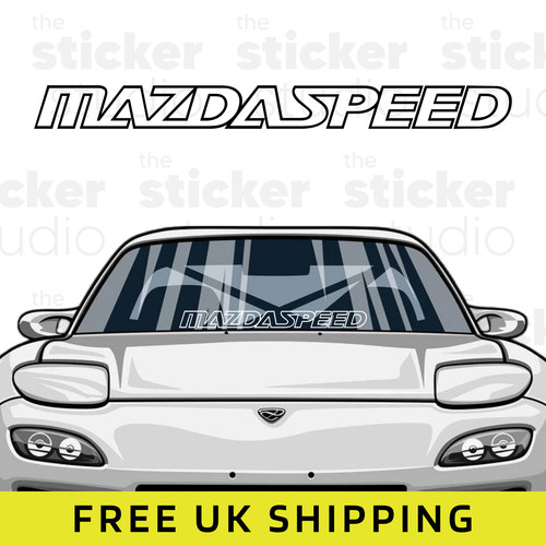 Mazdaspeed sticker 55cm - mazdaspeed,