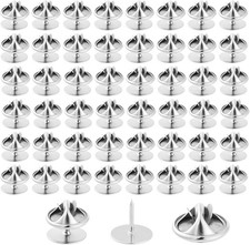 50 Pairs Silver Butterfly Pin