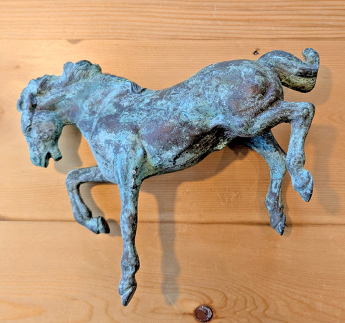 Bronze effect horse - bronze-effect, sculpture