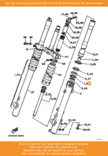 YAMAHA Washer, Spring Upper
