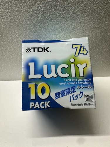 Tdk minidisc lucir new - 10, x