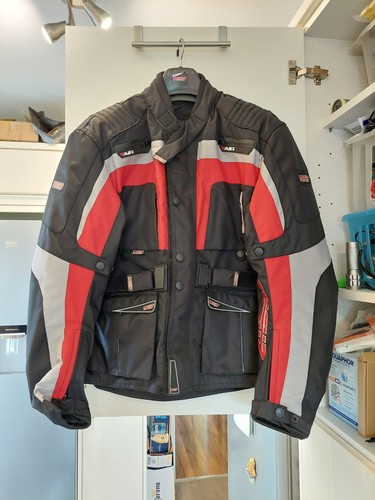 New men textile bike jacket - textile,