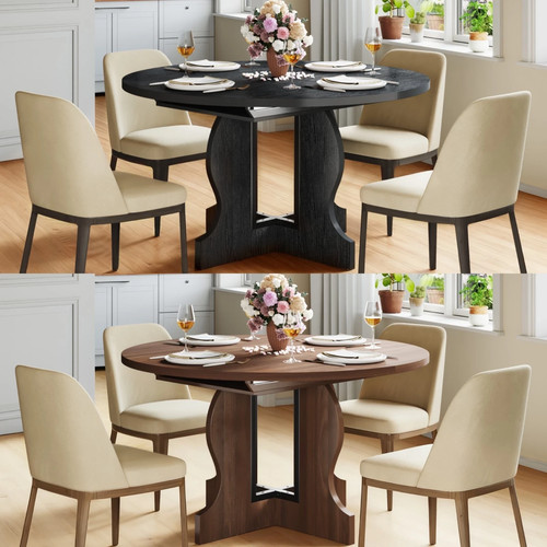 Extendable dining table wooden - dining,