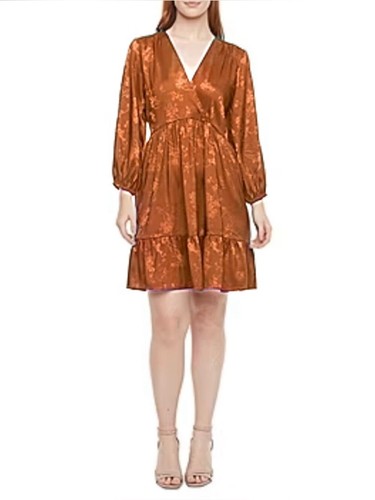 52seven burnt orange satin - burnt,