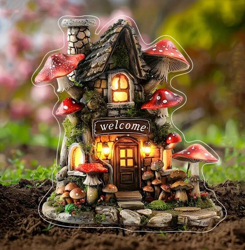 Fairy toadstool tree house - toadstool,