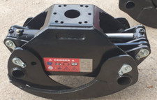 Log grab with hydraulic rotator 1.5 ton capacity Inc vat - Forestry and timber