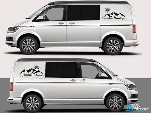 Van side graphics - van,