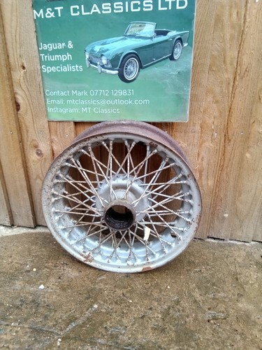 Triumph tr2 wire wheels - triumph,