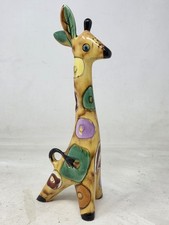 Vintage USSR Porcelain Konokovo Giraffe Figure Porcelain 10in 