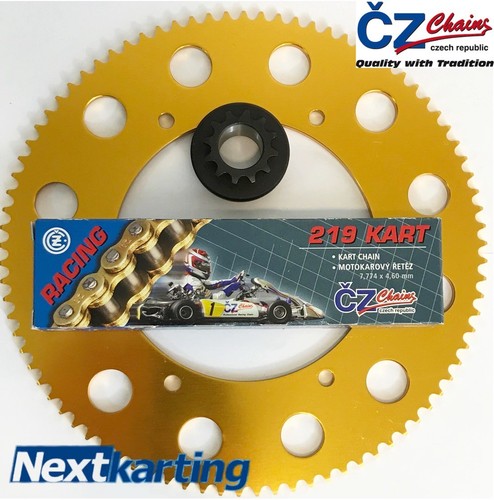 Kart rotax max rear - sprocket, &