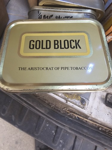 Vintage gold block - block, pipe