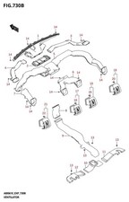 Suzuki Genuine Duct Rear