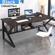 K Shaped Corner Desk Bookshelf