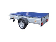Waterproof Trailer Cover Tarp Tie Down with Bungee Cord 5FT x 3FT (Heavy Duty)