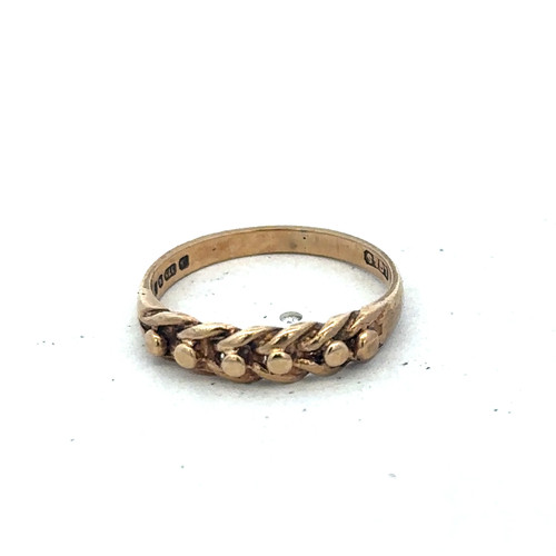 9ct yellow gold - , ring