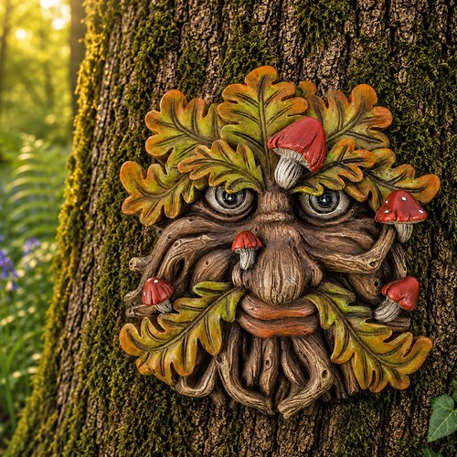 Tree ent face - face, wall
