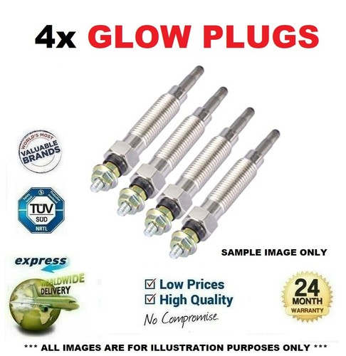 Glow plugs for vw - 4x,