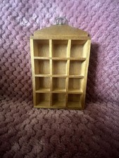 Vintage Wooden Thimble Display