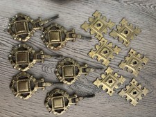 6 X Gold/Brass Coloured