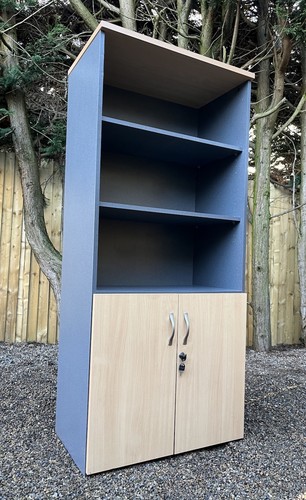 Vintage door cupboard beech - 2,