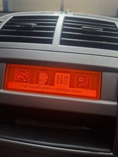 2004-09 Peugeot 407 display screen RD4 radio LCD Multi function clock dash 407SW