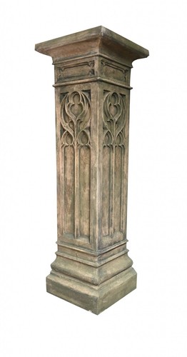 English gothic pedestal column - gothic,