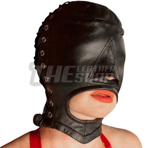 Bondage hood mask lace - bondage,