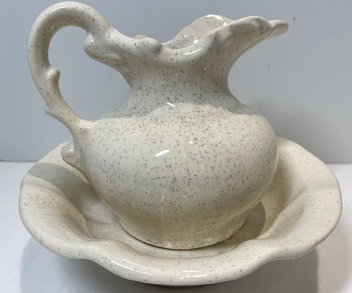 Vintage mccoy pitcher and wash - vintage,