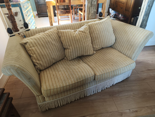 Knole beige striped - striped, retro
