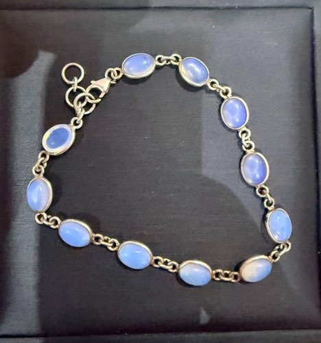 Sterling silver bracelet with - sterling,