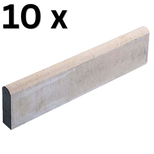 Concrete edging round top 600 - edging,