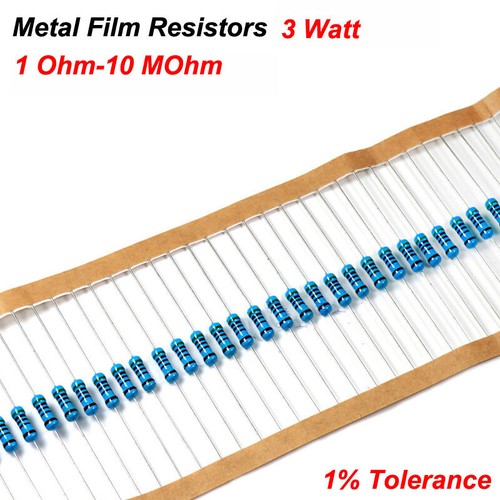 Metal film resistors watt - 3w,