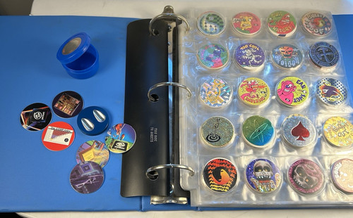 Vtg 1990s pogs milk caps - 1990s,