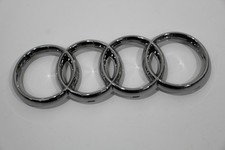Audi A6 4B C5 4 Ring Logo From Bonnet Grill New Genuine 8D0853605