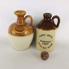PERRY BROS SOMERSET STONE MONKS WHISKY + CIDER JUGS + EB03JH