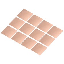 Heatsink Copper Pad Shim 20mmx20mmx0.3mm Thermal Conductive Heat Sink 12Pcs